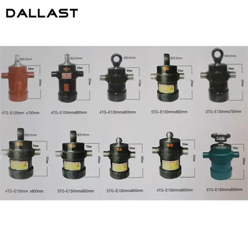 Teleskopski hidraulični cilindar za prikolicu za smeće